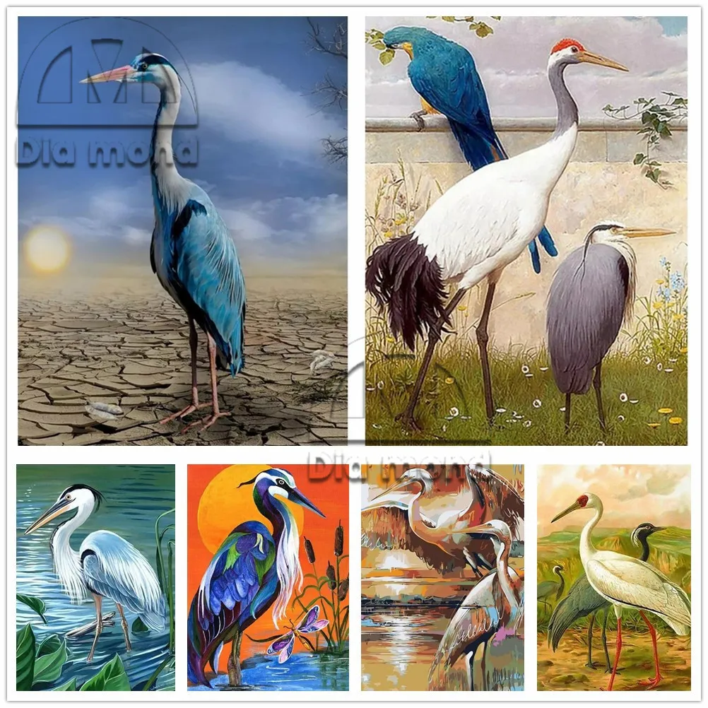 Full Drill 5D Diy Diamond Painting Birds Crane Animal Cross Stitch Vintage Mosaic Art Rhinestone Pictures Bedroom Decoration 
Full Drill 5D Diy Diamond Painting Birds Crane Animal Cross Stitch Vintage Mosaic Art Rhinestone Pictures Bedroom Decoration