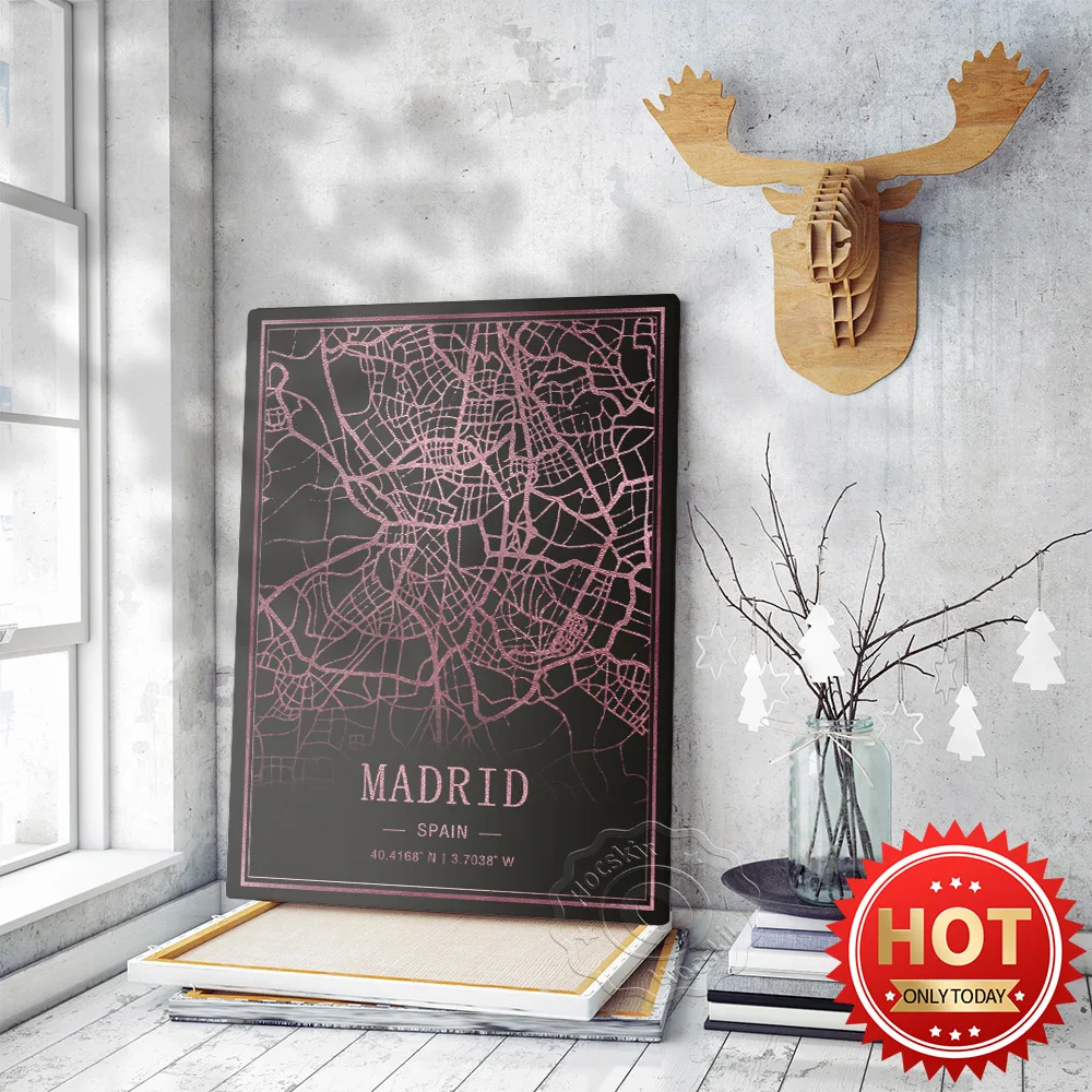 Madrid Spain City Tavel Map Art Poster, World Tavel City Art Map Decor Paingting, Vintage Originality Bar Pub Club Art Decor
Madrid Spain City Tavel Map Art Poster, World Tavel City Art Map Decor Paingting, Vintage Originality Bar Pub Club Art Decor