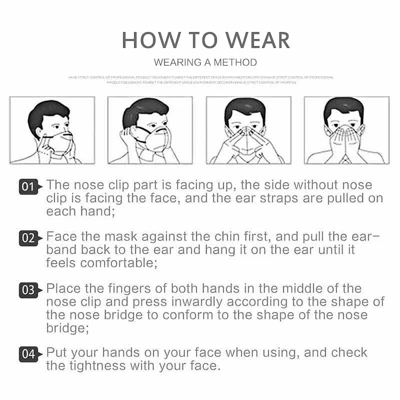 Face-Mask KN95 Respirator Mascarillas Filtration FFP2 Tapabocas Dustproof 1-100PCS Protective-Health-Care Reusable Mouth 6-Layer
Face-Mask KN95 Respirator Mascarillas Filtration FFP2 Tapabocas Dustproof 1-100PCS Protective-Health-Care Reusable Mouth 6-Layer