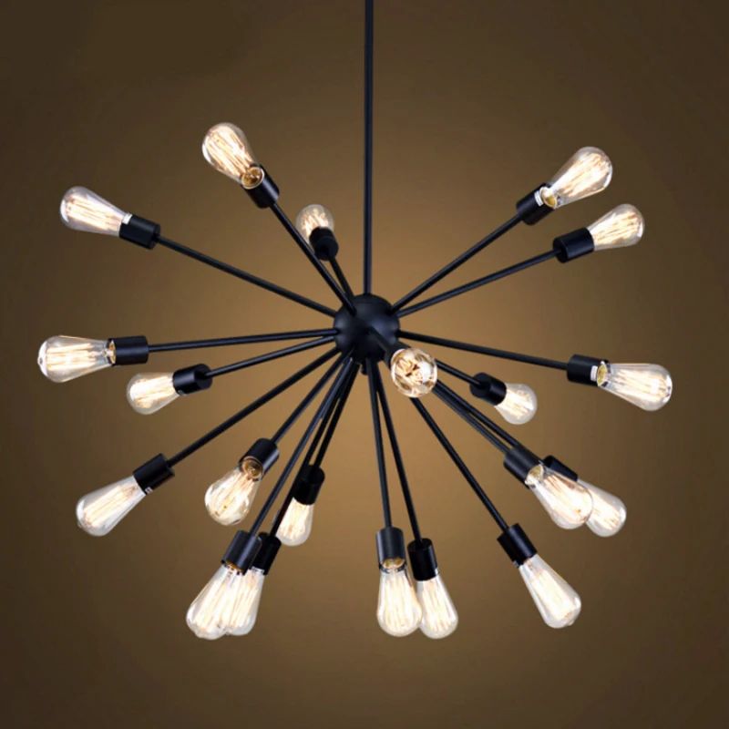 Sputnik chandelier 8/12/16/18 Heads Loft Retro Vintage Chandelier AC110V 220V Restaurant Bar Lights Black Chandelier
Sputnik chandelier 8/12/16/18 Heads Loft Retro Vintage Chandelier AC110V 220V Restaurant Bar Lights Black Chandelier