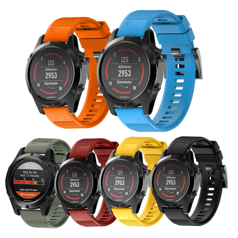 26 22 20mm Watchband for Garmin Fenix 7X 7 7S 5X 5 5S Plus 3HR 6 6X Pro Watch Quick Release Silicone Easy fit Wrist Band Straps
26 22 20mm Watchband for Garmin Fenix 7X 7 7S 5X 5 5S Plus 3HR 6 6X Pro Watch Quick Release Silicone Easy fit Wrist Band Straps