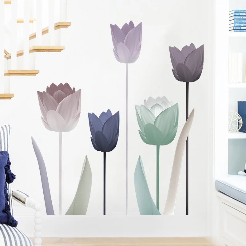 Tulip Wall Stickers Flowers Living Room Bedroom Decals for Furniture Home Office Decor Waterproof Removable Art Posters Mural
Tulip Wall Stickers Flowers Living Room Bedroom Decals for Furniture Home Office Decor Waterproof Removable Art Posters Mural