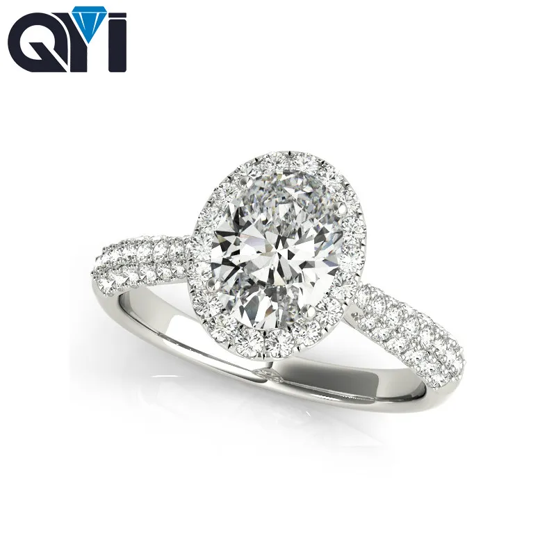 QYI Silver 925 Jewelry 1.0 ct Engagement Shiny zircon Rings Wedding Ring Fashion Jewelry For Women
QYI Silver 925 Jewelry 1.0 ct Engagement Shiny zircon Rings Wedding Ring Fashion Jewelry For Women