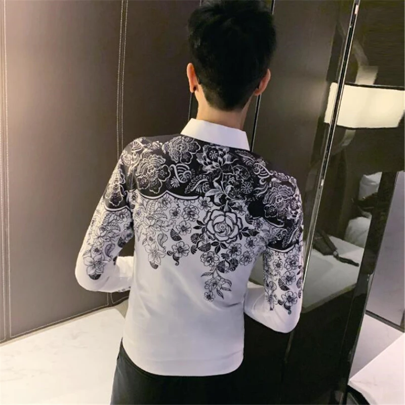 European Style Exquisite 3D Print Long Sleeve Dress Shirt Men Autumn High-Quality Soft Comfortable Luxury Camisa Masculina M-3XL
European Style Exquisite 3D Print Long Sleeve Dress Shirt Men Autumn High-Quality Soft Comfortable Luxury Camisa Masculina M-3XL