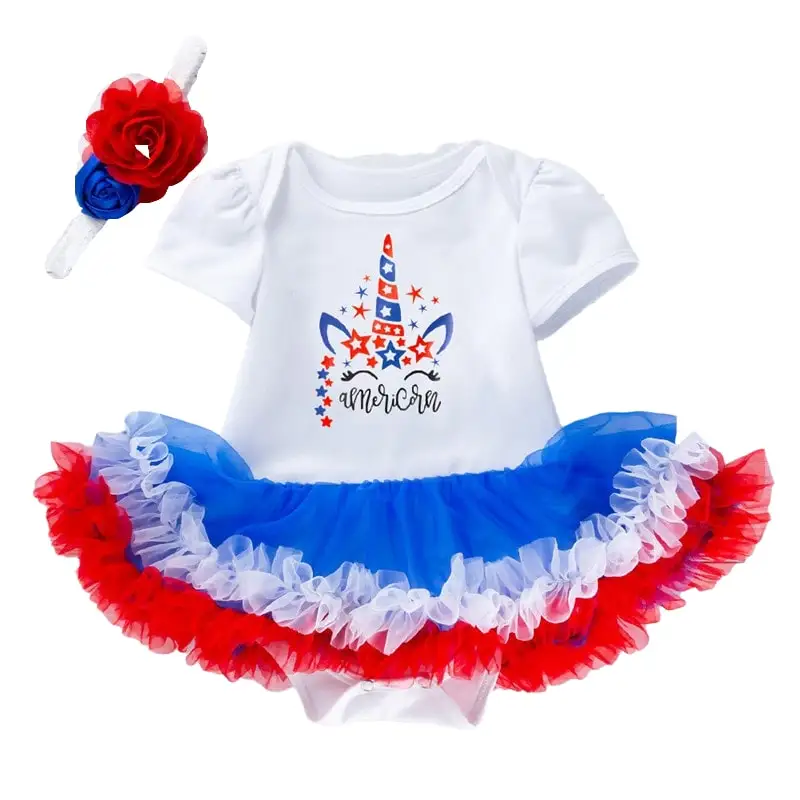 4th of July Stars Striped Flag Independence Day Shirt Toddler Baby Girls American Flag Dresses with Headband
4th of July Stars Striped Flag Independence Day Shirt Toddler Baby Girls American Flag Dresses with Headband