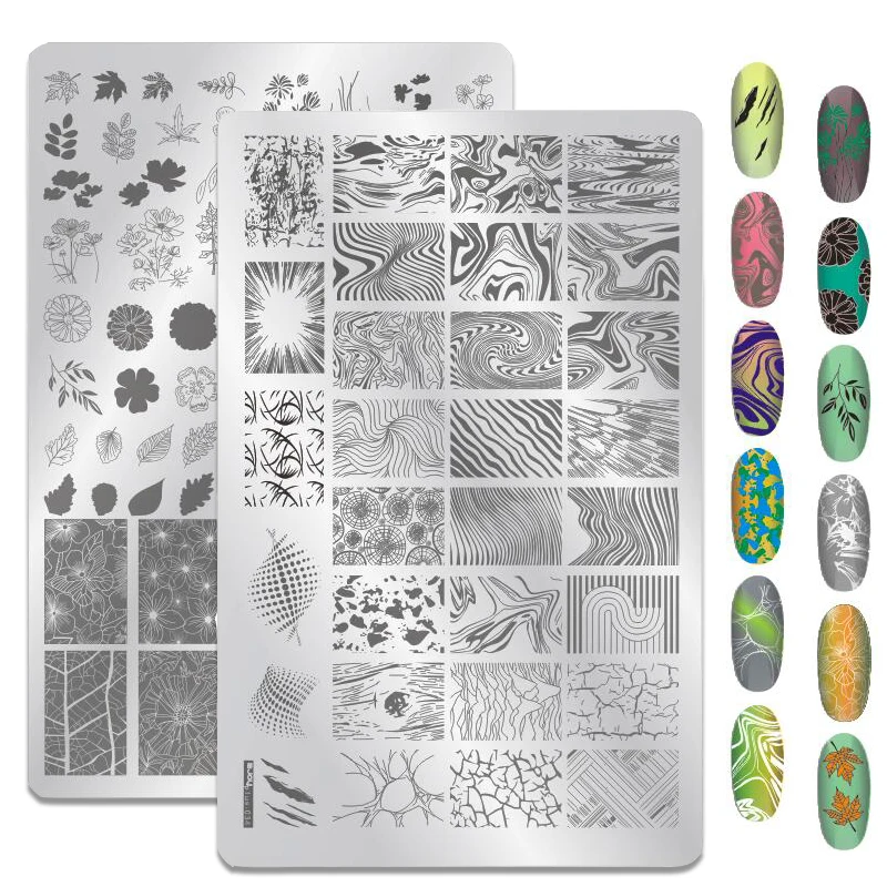1PCS Big Size Geometry Waves Nail Art Stamping Plates Fowers Image Gel Nail Template Stencils Manicure Stamp Tool
1PCS Big Size Geometry Waves Nail Art Stamping Plates Fowers Image Gel Nail Template Stencils Manicure Stamp Tool