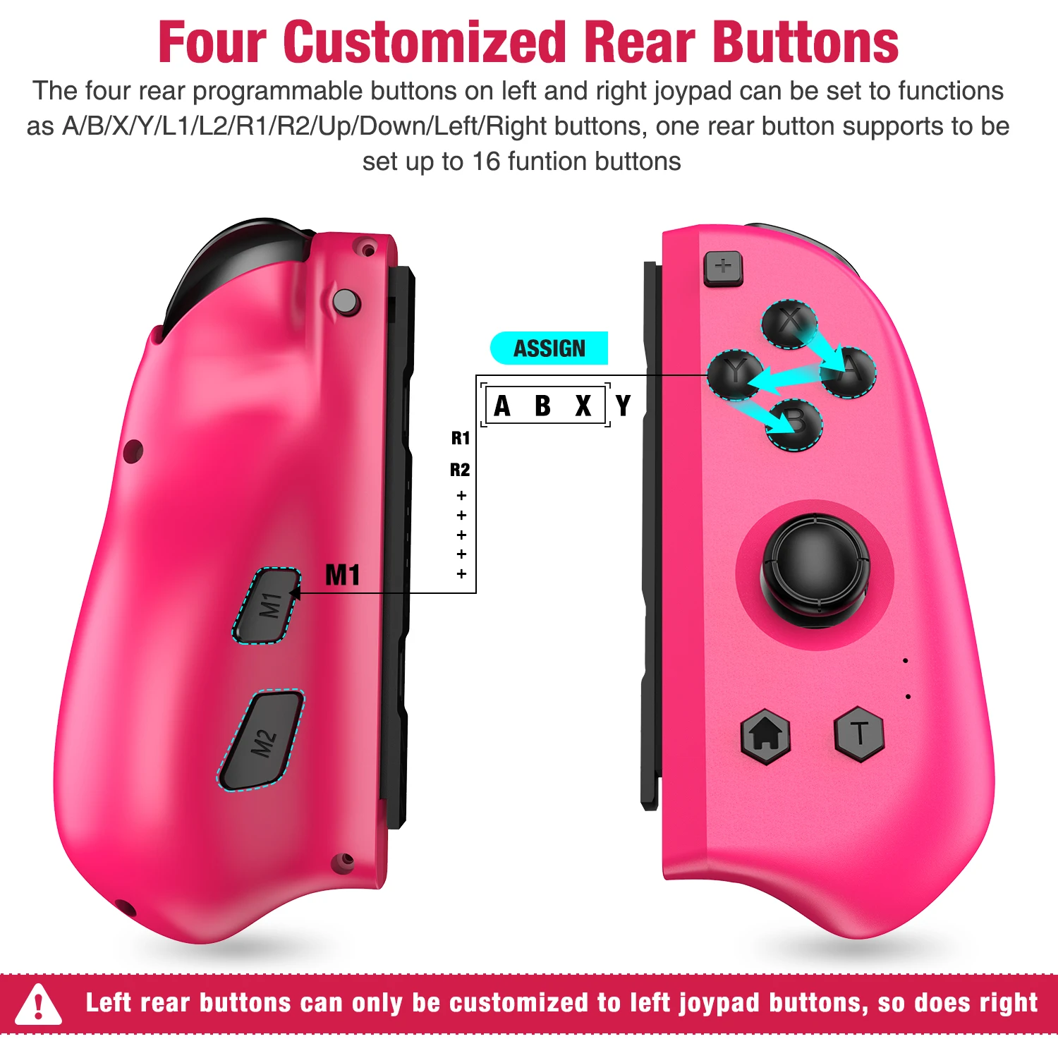 NEW 2pcs/set Game Switch Wireless Controller Left&Right Bluetooth Gamepad For Switch Joy Game Con Handle Grip With Turbo Motion
NEW 2pcs/set Game Switch Wireless Controller Left&Right Bluetooth Gamepad For Switch Joy Game Con Handle Grip With Turbo Motion