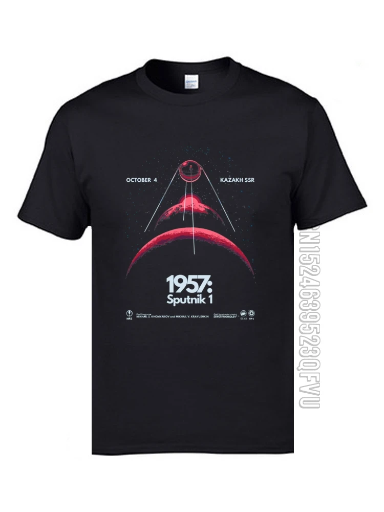 Soviet Sputnik Artificial Satellite Space T Shirts Father Tee Shirts 2019 Newest 100% Cotton Fabric Men Top T-shirts Customized
Soviet Sputnik Artificial Satellite Space T Shirts Father Tee Shirts 2019 Newest 100% Cotton Fabric Men Top T-shirts Customized