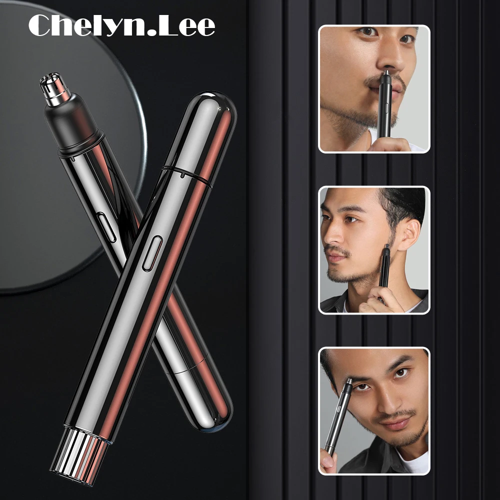 Chelyn.Lee Men's Electric Nose Hair Trimmer Rechargeable Razor Epilator Safety Face Care Men Nose Hair Shaver Hair Removal
Chelyn.Lee Men's Electric Nose Hair Trimmer Rechargeable Razor Epilator Safety Face Care Men Nose Hair Shaver Hair Removal