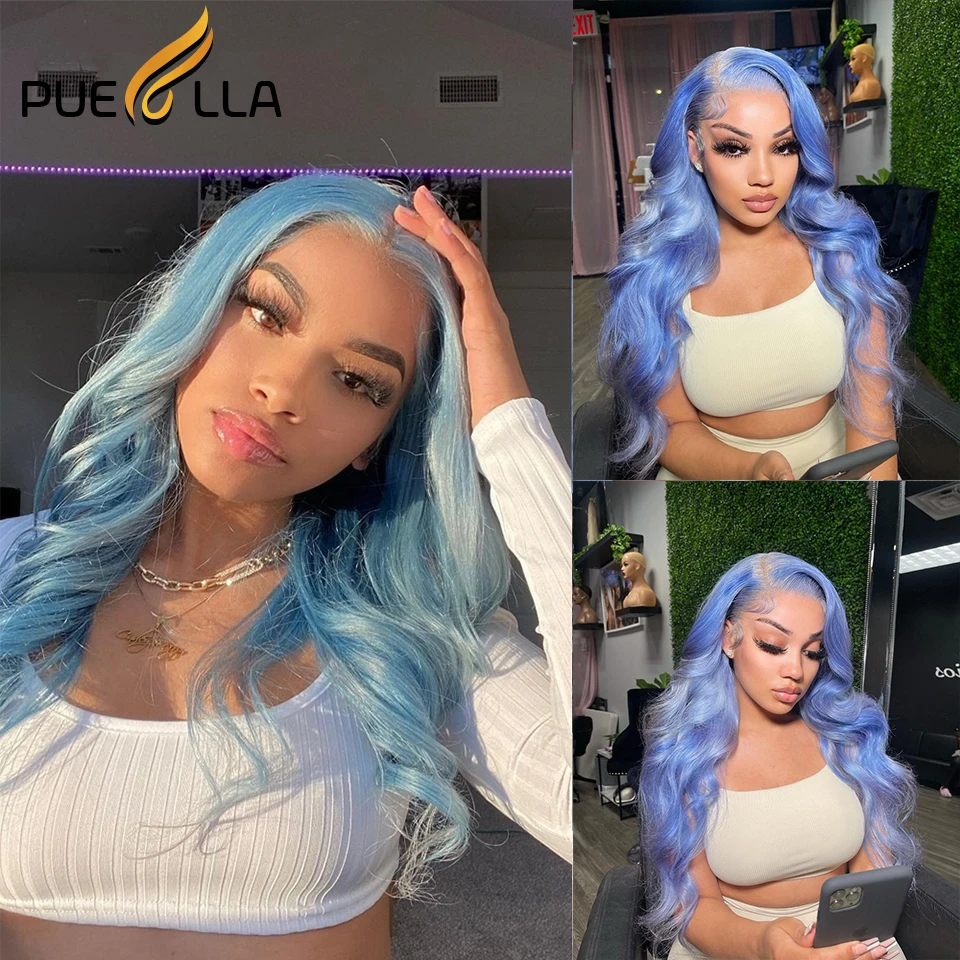 Blue Colored Lace Front Human Hair Wig Body Wave HD Lace Frontal Wigs For Women Human Hair 13x4 13x6 Lace Frontal Wig Preplucked
Blue Colored Lace Front Human Hair Wig Body Wave HD Lace Frontal Wigs For Women Human Hair 13x4 13x6 Lace Frontal Wig Preplucked