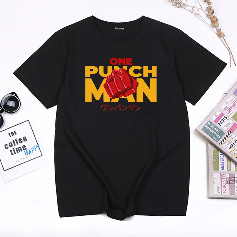 Anime One Punch Man T-shirt Contracted Style Punch Man Yellow Letters Printed Graphic Tops Harajuku Manga Clothing Unisex Tees
Anime One Punch Man T-shirt Contracted Style Punch Man Yellow Letters Printed Graphic Tops Harajuku Manga Clothing Unisex Tees