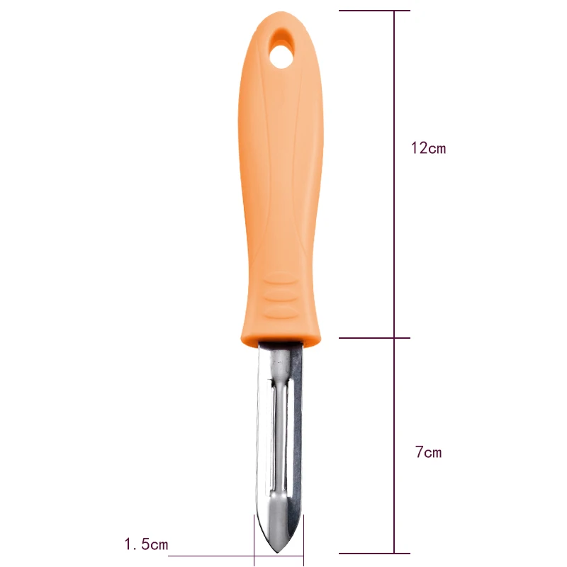 Antislip Fruit Vegetable Potato Peeler Knife Slicer Peel Blade Tool For Kitchen 
Antislip Fruit Vegetable Potato Peeler Knife Slicer Peel Blade Tool For Kitchen