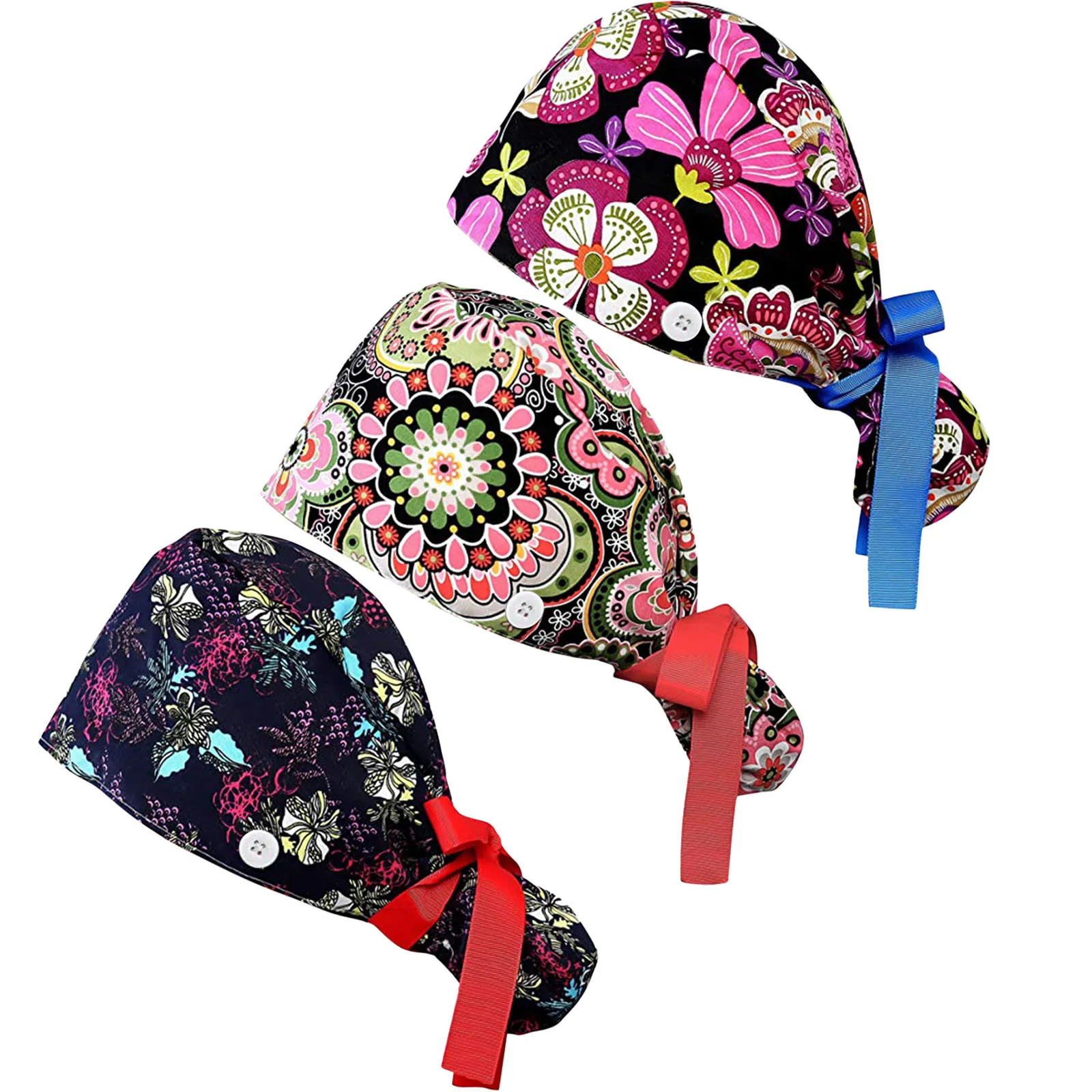 Skullies & Beanies 3pc Retro Printing Operating Room Nurse Hat With Button Fluffy Cap, With Anti-sweat Band Summer Hat Sombrero
Skullies & Beanies 3pc Retro Printing Operating Room Nurse Hat With Button Fluffy Cap, With Anti-sweat Band Summer Hat Sombrero