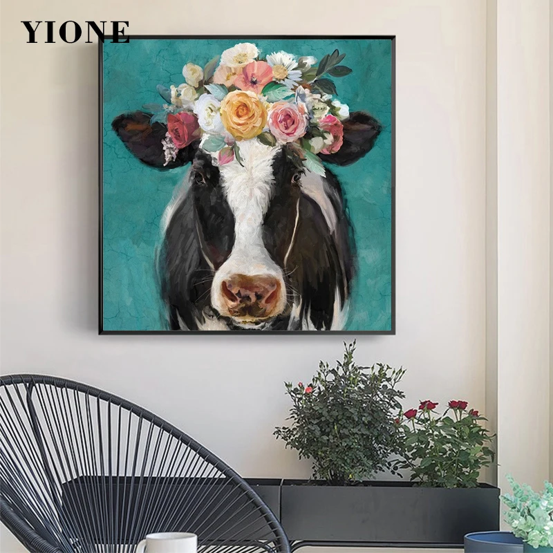 Farm Flower Cows Pig Art Oil Paintings Custom Abstract Cartoon Animals Wall Pictures for Living Room Canvas Posters and Prints
Farm Flower Cows Pig Art Oil Paintings Custom Abstract Cartoon Animals Wall Pictures for Living Room Canvas Posters and Prints