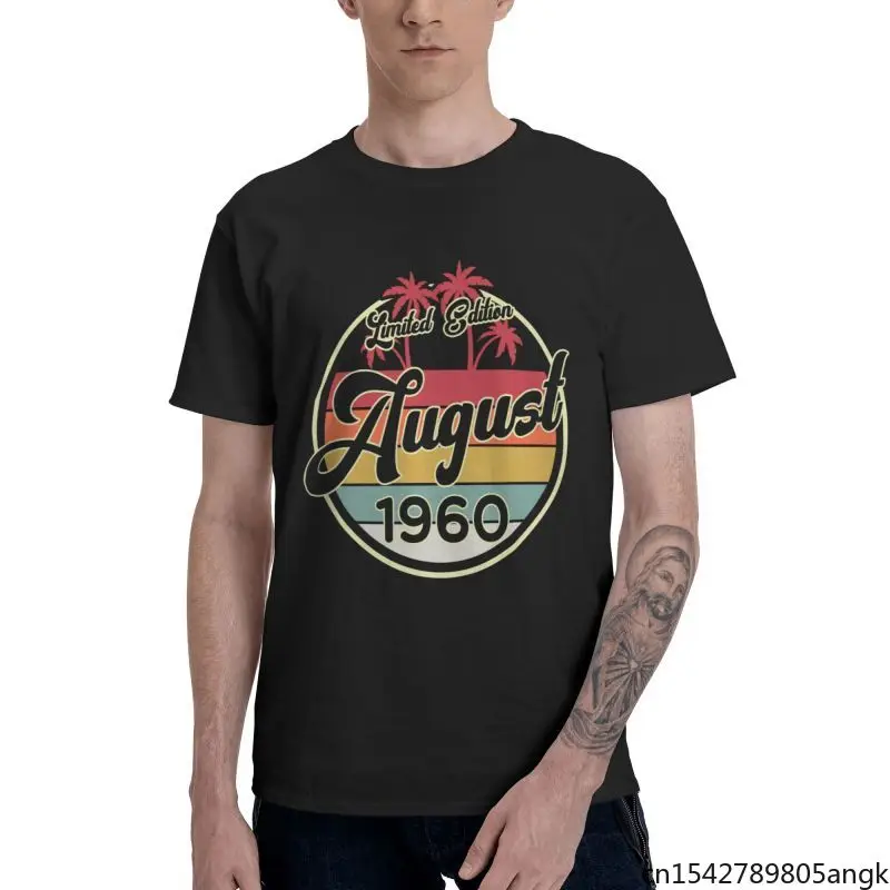 Vintage August 1960 Men Short Sleeve T-shirt 61th Birthday Gift Idea Top Fashion Gift
Vintage August 1960 Men Short Sleeve T-shirt 61th Birthday Gift Idea Top Fashion Gift