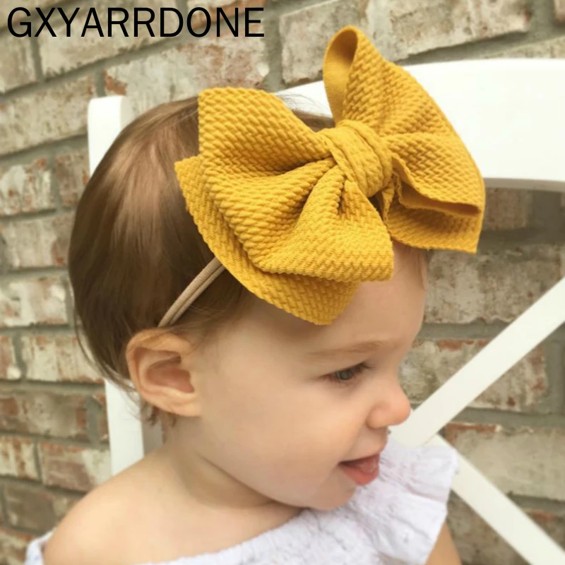 2019 New 16 Colors Bow Nylon Headbands Baby Girls Hairbands Big Bow Soft Elastic Hair Bands Headwear Lovely Hair Accessories
2019 New 16 Colors Bow Nylon Headbands Baby Girls Hairbands Big Bow Soft Elastic Hair Bands Headwear Lovely Hair Accessories