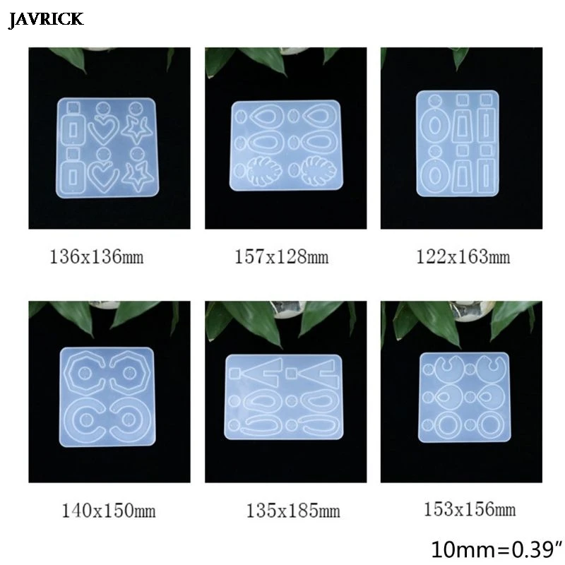 1 Set Crystal Epoxy Resin Mold Earrings Drop Dangle Pendant Casting Silicone Mould Handmade DIY Craft Jewelry Making Tools 
1 Set Crystal Epoxy Resin Mold Earrings Drop Dangle Pendant Casting Silicone Mould Handmade DIY Craft Jewelry Making Tools