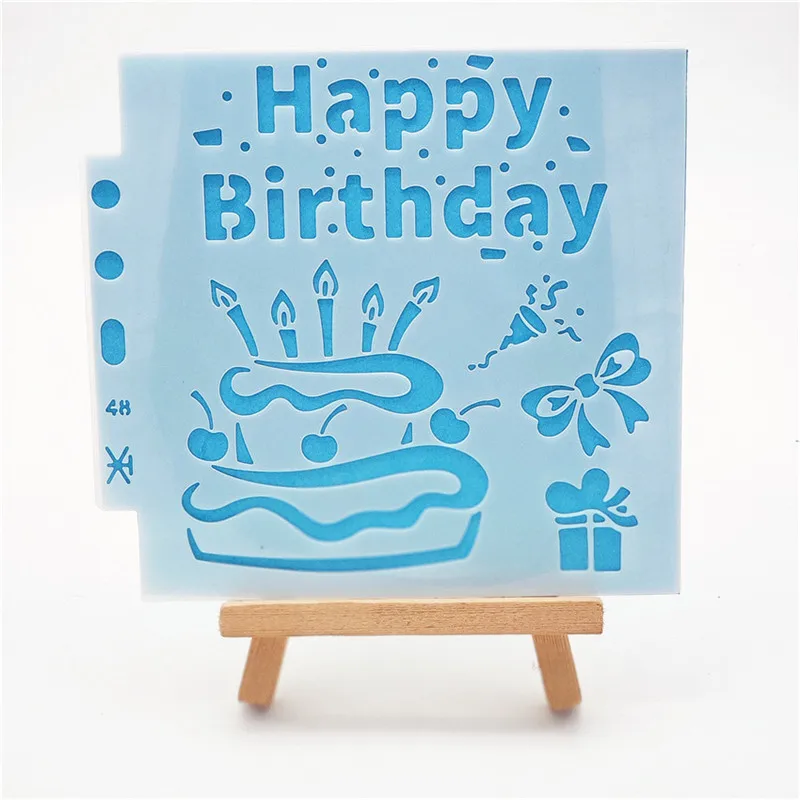 Scrapbook Hand Painting Template Hollow Spray Masked Version Spray Pattern Drawing Template Lace Ruler Of Weather Happy Birthday
Scrapbook Hand Painting Template Hollow Spray Masked Version Spray Pattern Drawing Template Lace Ruler Of Weather Happy Birthday