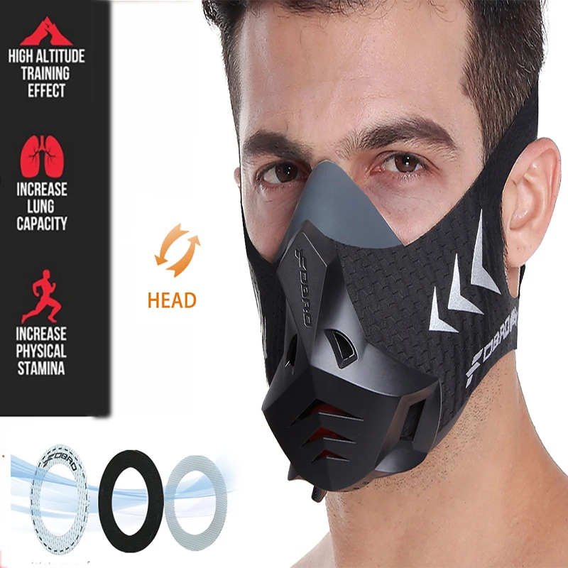 Top Adjustable 6 Levels Resistance Simulation High Altitude Oxygen Barrier Training Fitness Face Mask Outdoor Dust Haze Mask
Top Adjustable 6 Levels Resistance Simulation High Altitude Oxygen Barrier Training Fitness Face Mask Outdoor Dust Haze Mask