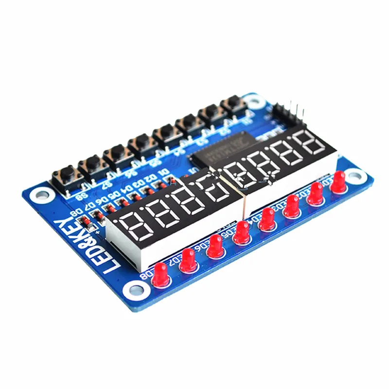 1 шт. клавишный дисплей для AVR нового 8-битного цифросветодиодный светодиодного
