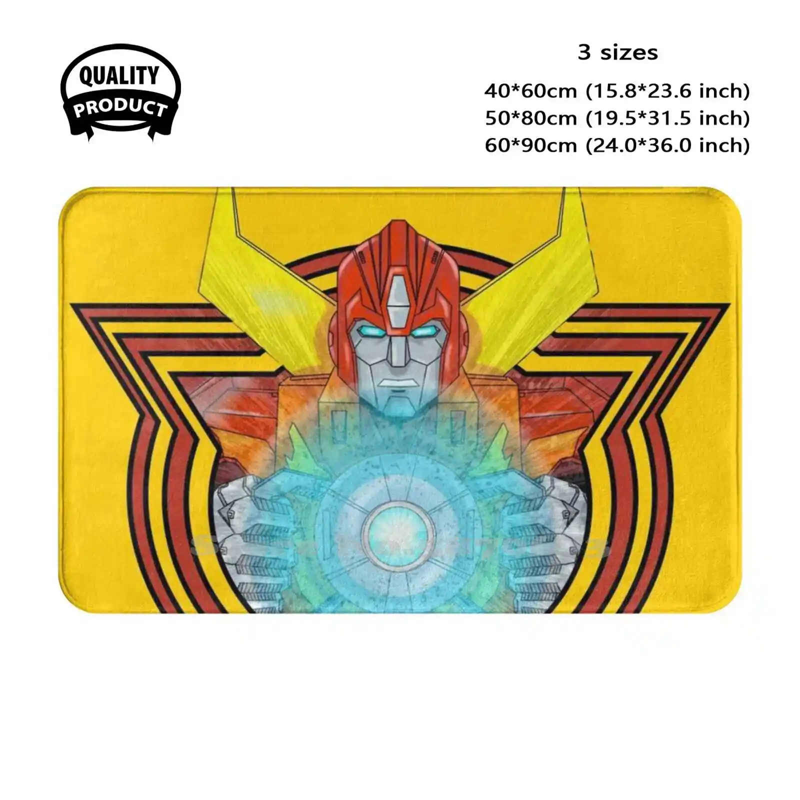 Лидер продаж мягкий домашний коврик Rodimus Prime G1 с мягкой подушкой Настенный Коврик