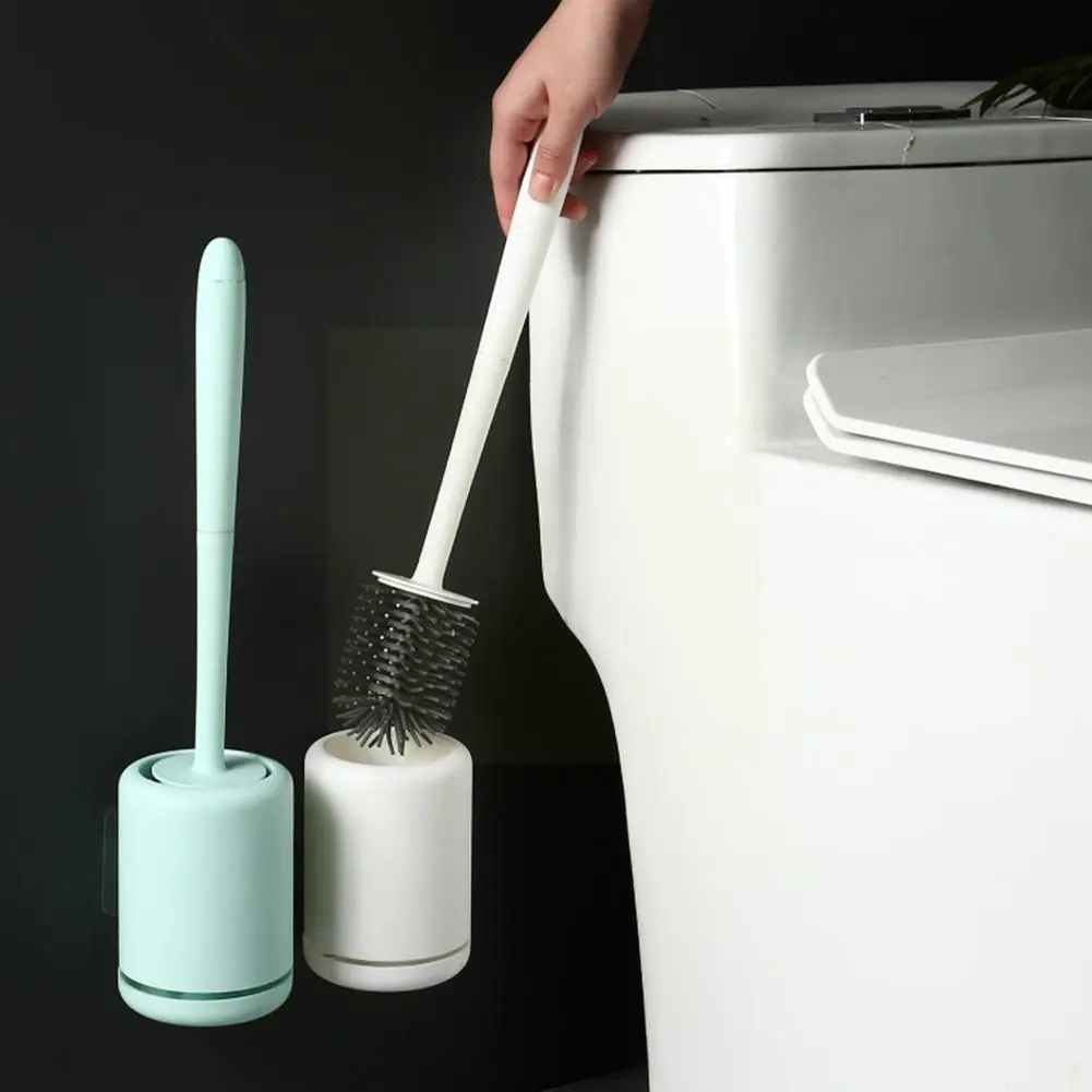 Rubber Toilet Brush Quickly Draining Clean Tool Standing And Brush Wall-mount Accessories Bathroom S9e1 
Rubber Toilet Brush Quickly Draining Clean Tool Standing And Brush Wall-mount Accessories Bathroom S9e1