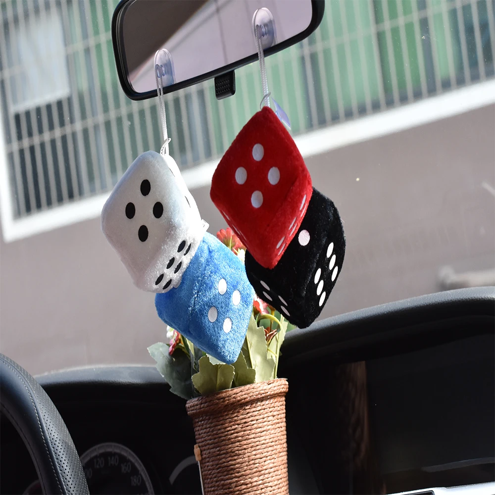 Car Pendant Colorful Plush Dice Throwing Dice JDM Car Rear View Mirror Charm Hanging Pendant Desk Home Decoration
Car Pendant Colorful Plush Dice Throwing Dice JDM Car Rear View Mirror Charm Hanging Pendant Desk Home Decoration