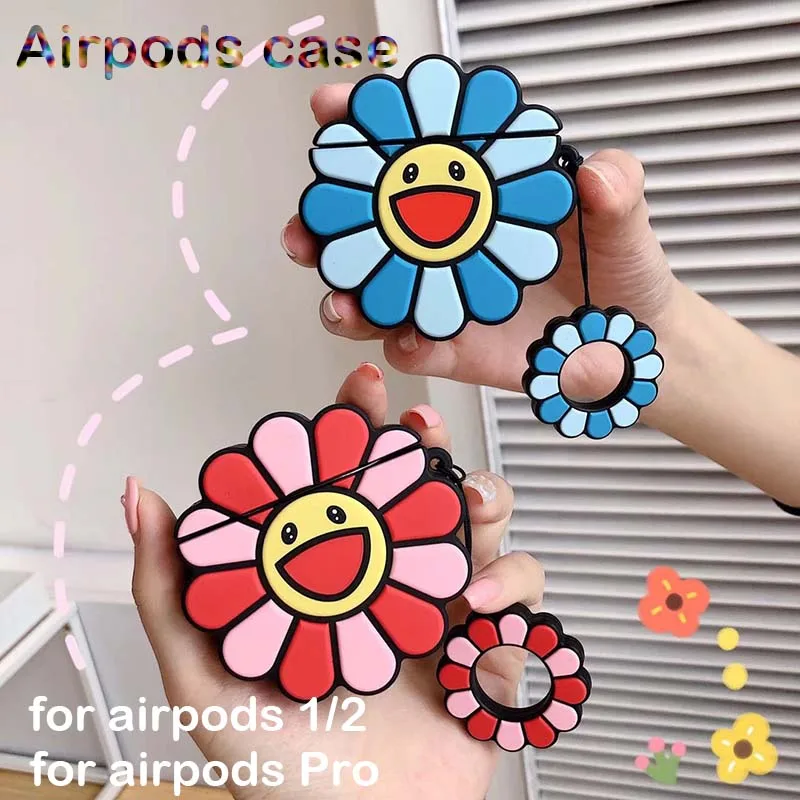 Airpods case suitable for airpods 1/2 Pro wireless Bluetooth headset set sunflower happy smile face protective case soft case
Airpods case suitable for airpods 1/2 Pro wireless Bluetooth headset set sunflower happy smile face protective case soft case