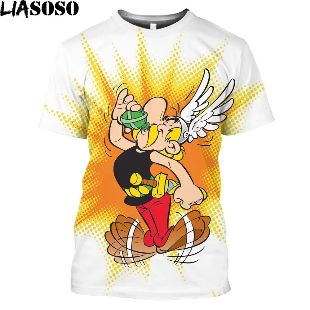 LIASOSO Vintage Anime Asterix and Obelix Men's T Shirts Summer Casual Harajuku 3D Print Funny Cartoon Mens Tees Tops Shirt 2021
LIASOSO Vintage Anime Asterix and Obelix Men's T Shirts Summer Casual Harajuku 3D Print Funny Cartoon Mens Tees Tops Shirt 2021