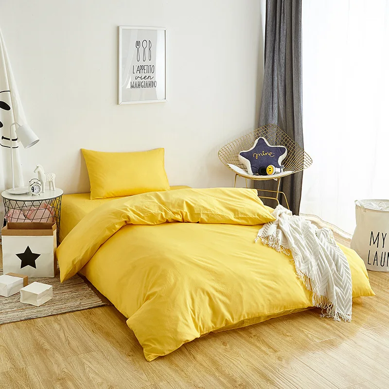 High Quality bedding cotton set 100% cotton solid duvet cover 160*230cm flat sheet black Autumn 3pcs/set Simple bed linen sets
High Quality bedding cotton set 100% cotton solid duvet cover 160*230cm flat sheet black Autumn 3pcs/set Simple bed linen sets