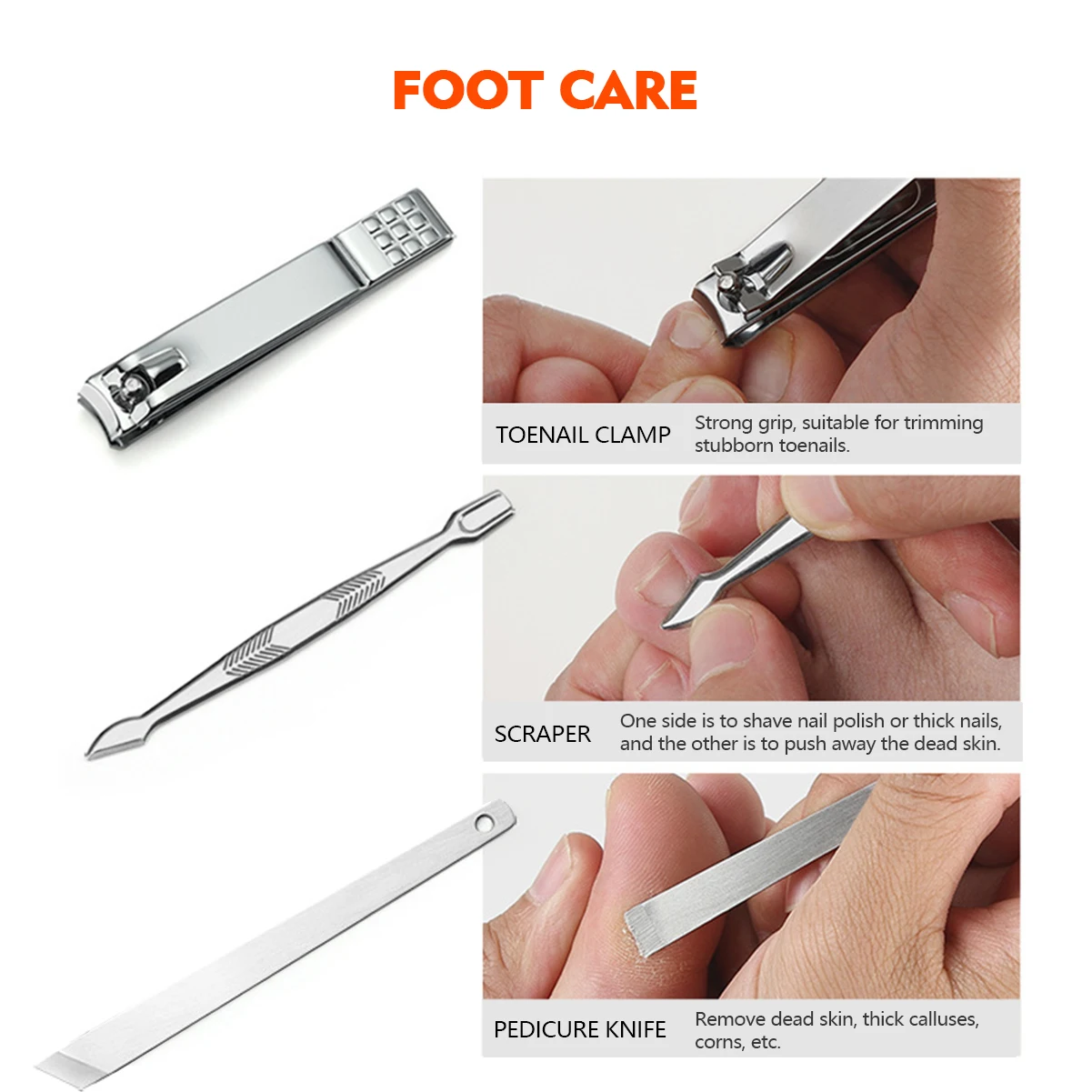16pcs Pedicure /manicure Set Kit Pedicure Scissor Dead Skin Pliers Nail Cutting Stainless Steel Nail Clippers Care Tool Sets
16pcs Pedicure /manicure Set Kit Pedicure Scissor Dead Skin Pliers Nail Cutting Stainless Steel Nail Clippers Care Tool Sets