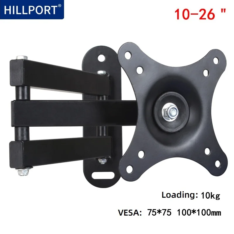 HILLPORT Universal LCD LED TV Wall Mount mounted Stand Arm PC Monitor TV Wall Holder Rotated TV Wall Bracket Tilt Swivel Plasma
HILLPORT Universal LCD LED TV Wall Mount mounted Stand Arm PC Monitor TV Wall Holder Rotated TV Wall Bracket Tilt Swivel Plasma