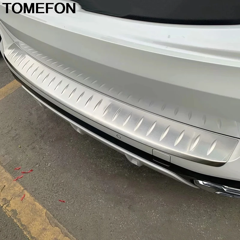 TOMEFON для BMW X5 F15 2014 2018 G05 2019 Защитная Накладка на порог заднего багажника аксессуары
