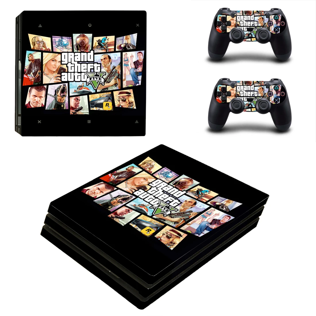 Grand Theft Auto Style PS4 Pro Skin Sticker for Sony Playstation 4 Pro Console & 2 Controllers Decal Vinyl Protective Skins 6
Grand Theft Auto Style PS4 Pro Skin Sticker for Sony Playstation 4 Pro Console & 2 Controllers Decal Vinyl Protective Skins 6