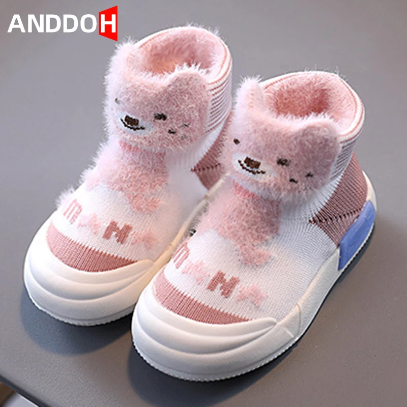 Size 16-25 Baby Warm Plus Cotton Shoes for Boys Children Girls Thickened Fleece Shoes Kids Soft Bottom Non-slip Toddler Shoes
Size 16-25 Baby Warm Plus Cotton Shoes for Boys Children Girls Thickened Fleece Shoes Kids Soft Bottom Non-slip Toddler Shoes