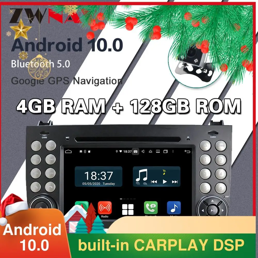 128G Carplay Android 10.0 DVD Player for BENZ C-class W203 2000 2001 2002 2003 2004 GPS Navi Auto Radio Audio Stereo Head unit
128G Carplay Android 10.0 DVD Player for BENZ C-class W203 2000 2001 2002 2003 2004 GPS Navi Auto Radio Audio Stereo Head unit