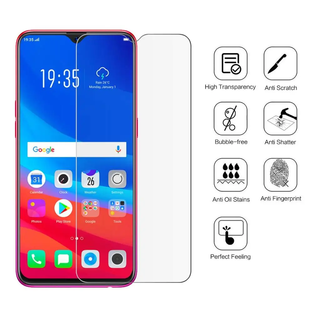 Защитный Стекло высококачественный защитный чехол для OPPO A1K A39 A51T A53 A57 A59 A59S A73 A77 A83