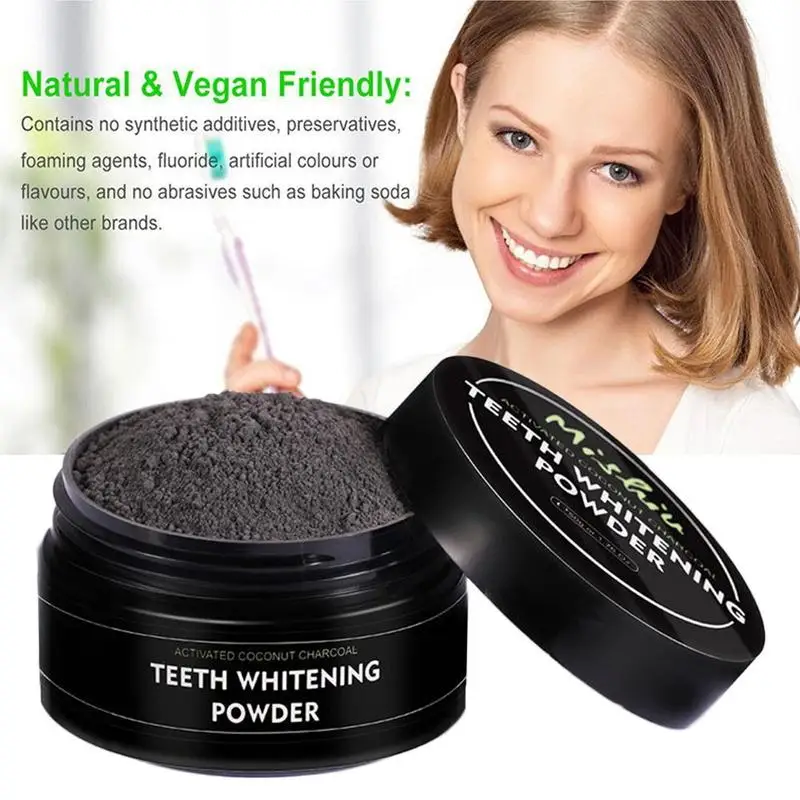 Teeth Whitening Powder Oral Care Natural Organic Activated Oral Hygiene Powder Whitener With Toothbrush Tooth Teeth Charcoa M4L2
Teeth Whitening Powder Oral Care Natural Organic Activated Oral Hygiene Powder Whitener With Toothbrush Tooth Teeth Charcoa M4L2