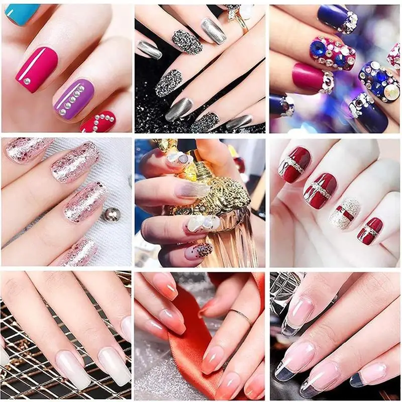 15ML Crystal Extension Nail Gel Kit With Nail File Forming Paper Top Coat Base Coat Phototherapy Brush DIY Nail Art Kit 
15ML Crystal Extension Nail Gel Kit With Nail File Forming Paper Top Coat Base Coat Phototherapy Brush DIY Nail Art Kit