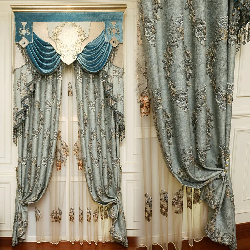 European blackout curtain for Bedroom bedroom study villa Window Curtains for Living Room Elegant Drapes European Curtains
European blackout curtain for Bedroom bedroom study villa Window Curtains for Living Room Elegant Drapes European Curtains