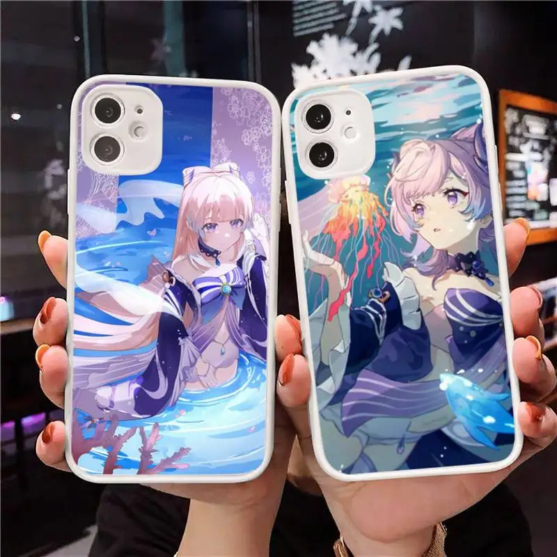Sangonomiya Kokomi Phone Case Matte Transparent for iPhone 7 8 11 12 s mini pro X XS XR MAX Plus Clear mobile bag Genshin Impact
Sangonomiya Kokomi Phone Case Matte Transparent for iPhone 7 8 11 12 s mini pro X XS XR MAX Plus Clear mobile bag Genshin Impact