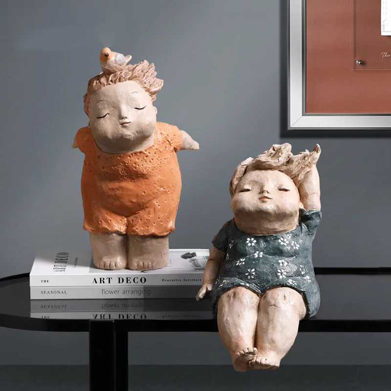Cute fat girl resin figure statue art modern abstract Nordic home decoration living room room Ornaments craft gift accessories
Cute fat girl resin figure statue art modern abstract Nordic home decoration living room room Ornaments craft gift accessories
