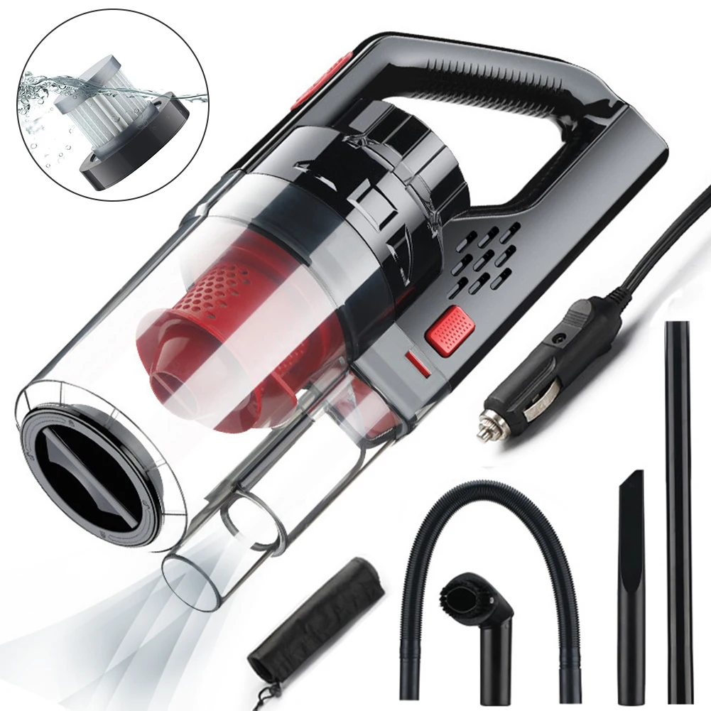 150W Car Vacuum Cleaner 6000PA Suction 12V Cigarette Lighter Ultralight Handheld Vacuum HEPA Mini Cleaning Tool For Car Home
150W Car Vacuum Cleaner 6000PA Suction 12V Cigarette Lighter Ultralight Handheld Vacuum HEPA Mini Cleaning Tool For Car Home