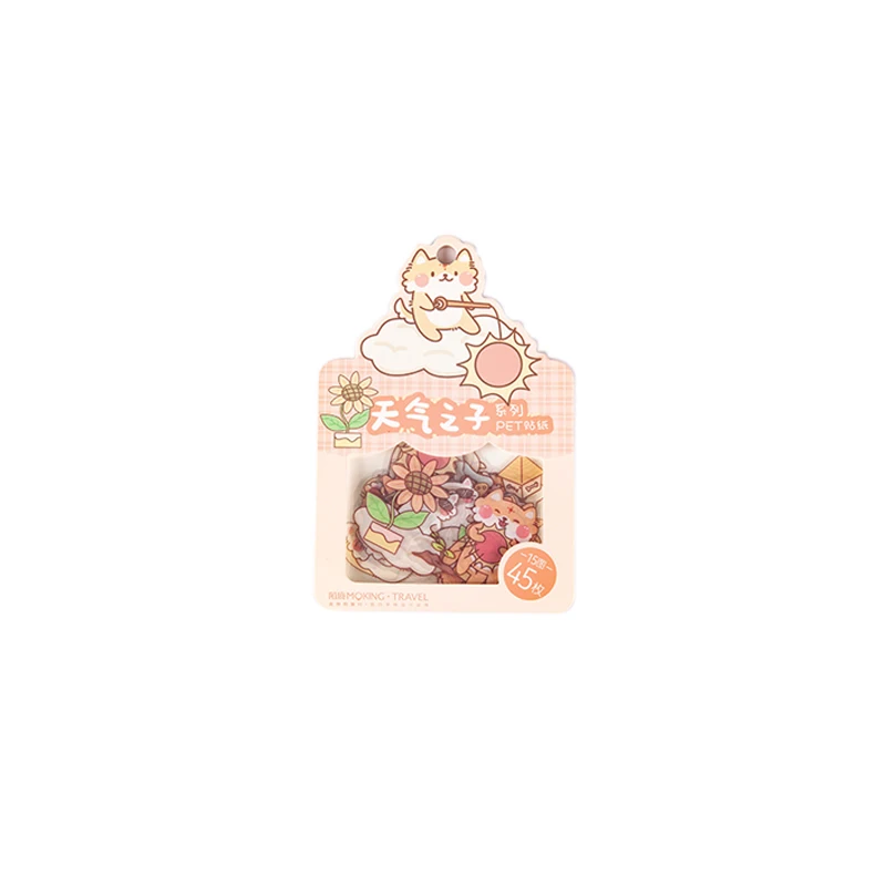 Mr.paper 45Pcs/Bag 6 Kinds Of Design Cute Diary Stickers Clip Weather Son Series Creative Stationery Decoration Stickers
Mr.paper 45Pcs/Bag 6 Kinds Of Design Cute Diary Stickers Clip Weather Son Series Creative Stationery Decoration Stickers