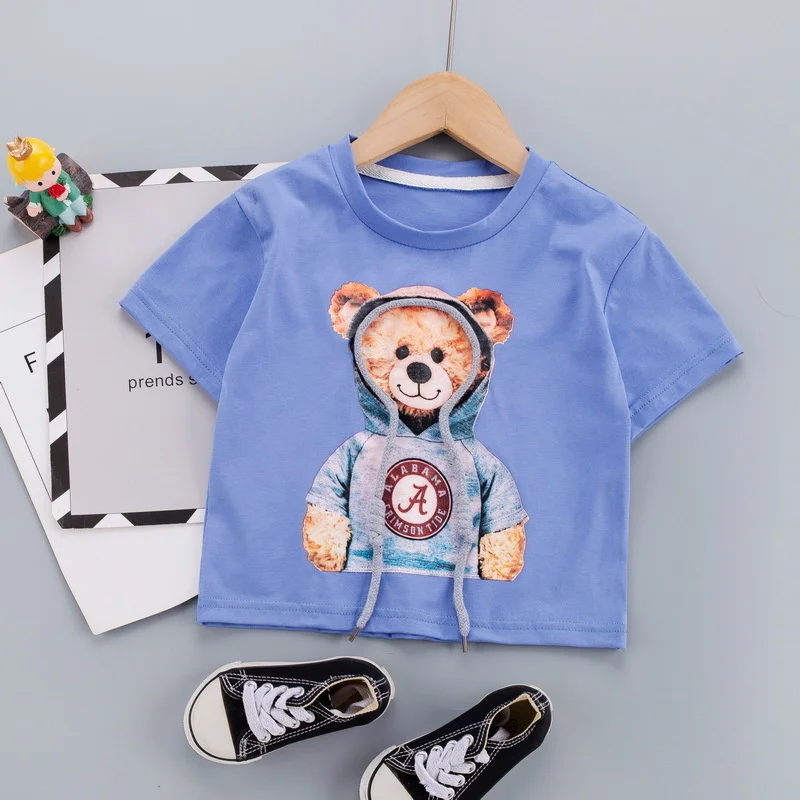 New Summer Kids Boys Short Sleeve T-shirts Children's Fashion Personality Tops Clothes 0-5y Baby Girls Cartoon Cotton Clothing
New Summer Kids Boys Short Sleeve T-shirts Children's Fashion Personality Tops Clothes 0-5y Baby Girls Cartoon Cotton Clothing