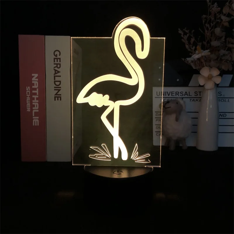 3D Night Light Alarm Clock Base Light Decorative Flamingos Animal Battery Operated Table Bedroom Color Best Selling Children
3D Night Light Alarm Clock Base Light Decorative Flamingos Animal Battery Operated Table Bedroom Color Best Selling Children