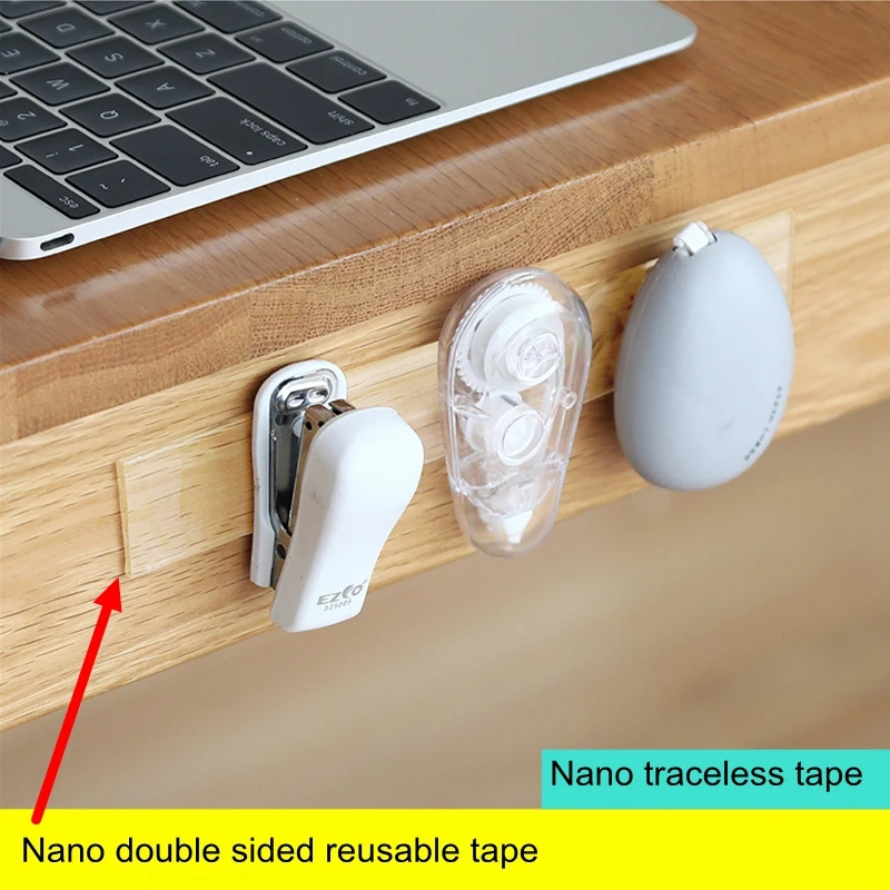 Household nano magic tape double-sided tape can be washed and reused nano tape seamless double-sided waterproof adhesive tape
Household nano magic tape double-sided tape can be washed and reused nano tape seamless double-sided waterproof adhesive tape