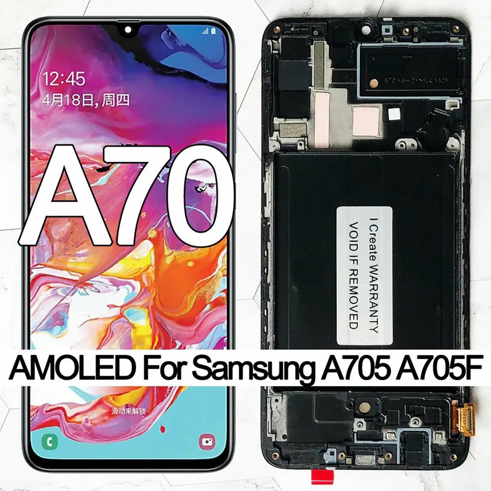 6.7 Inch OLED Display For Samsung Galaxy A70 A705 A705F Display Touch Screen Digitizer Assembly With Tools
6.7 Inch OLED Display For Samsung Galaxy A70 A705 A705F Display Touch Screen Digitizer Assembly With Tools