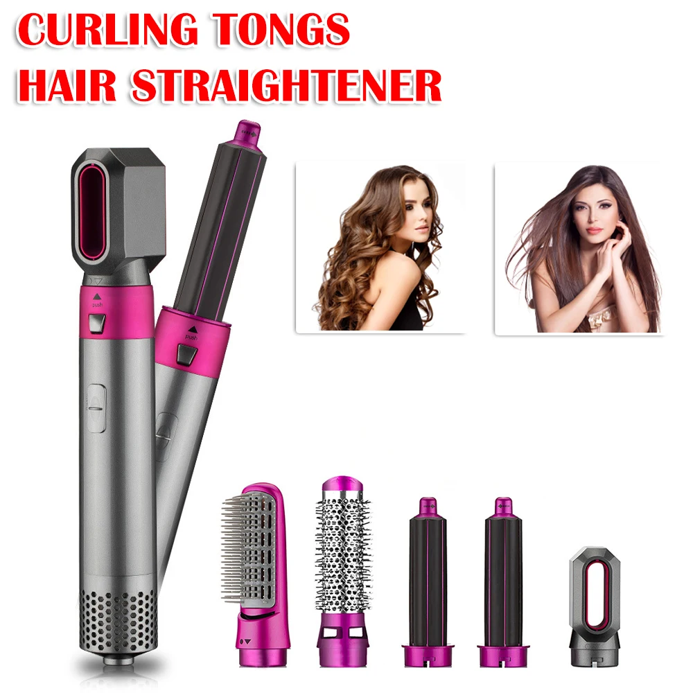5 in 1 Multifunctional Hair Dryer Blow Dryer Brush Hair Straightening Hair Curling Brush Rotating Hair Dryer Brush Hot Air Comb
5 in 1 Multifunctional Hair Dryer Blow Dryer Brush Hair Straightening Hair Curling Brush Rotating Hair Dryer Brush Hot Air Comb