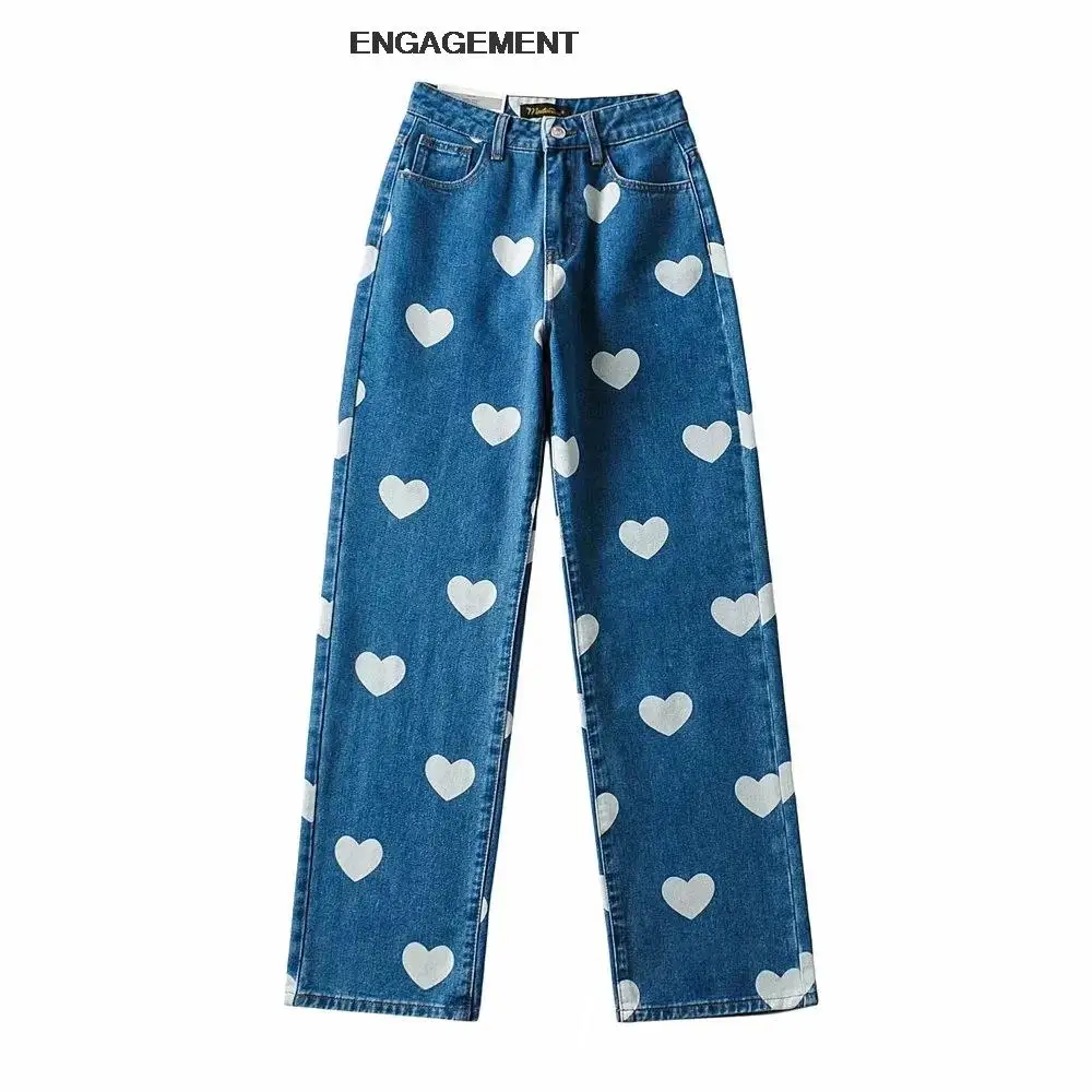 ENGAGEMENT Za 2021 Trafaluc Street trendy personality printed long jeans autumn women loose pants
ENGAGEMENT Za 2021 Trafaluc Street trendy personality printed long jeans autumn women loose pants